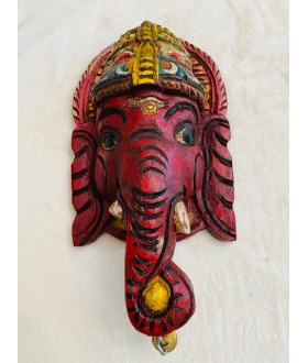 CBW2L Ganesha Mask Red - Large